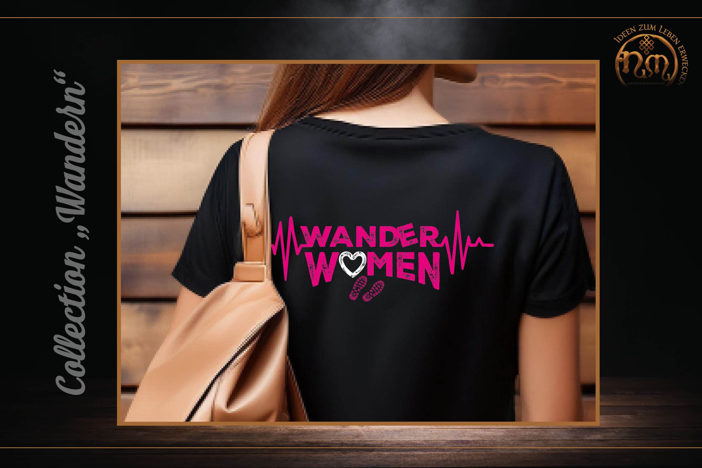 T-Shirt mit Sauerland-Motiv "Wander Women" aus der eigenen Made-by-Sauerland-Kollektion